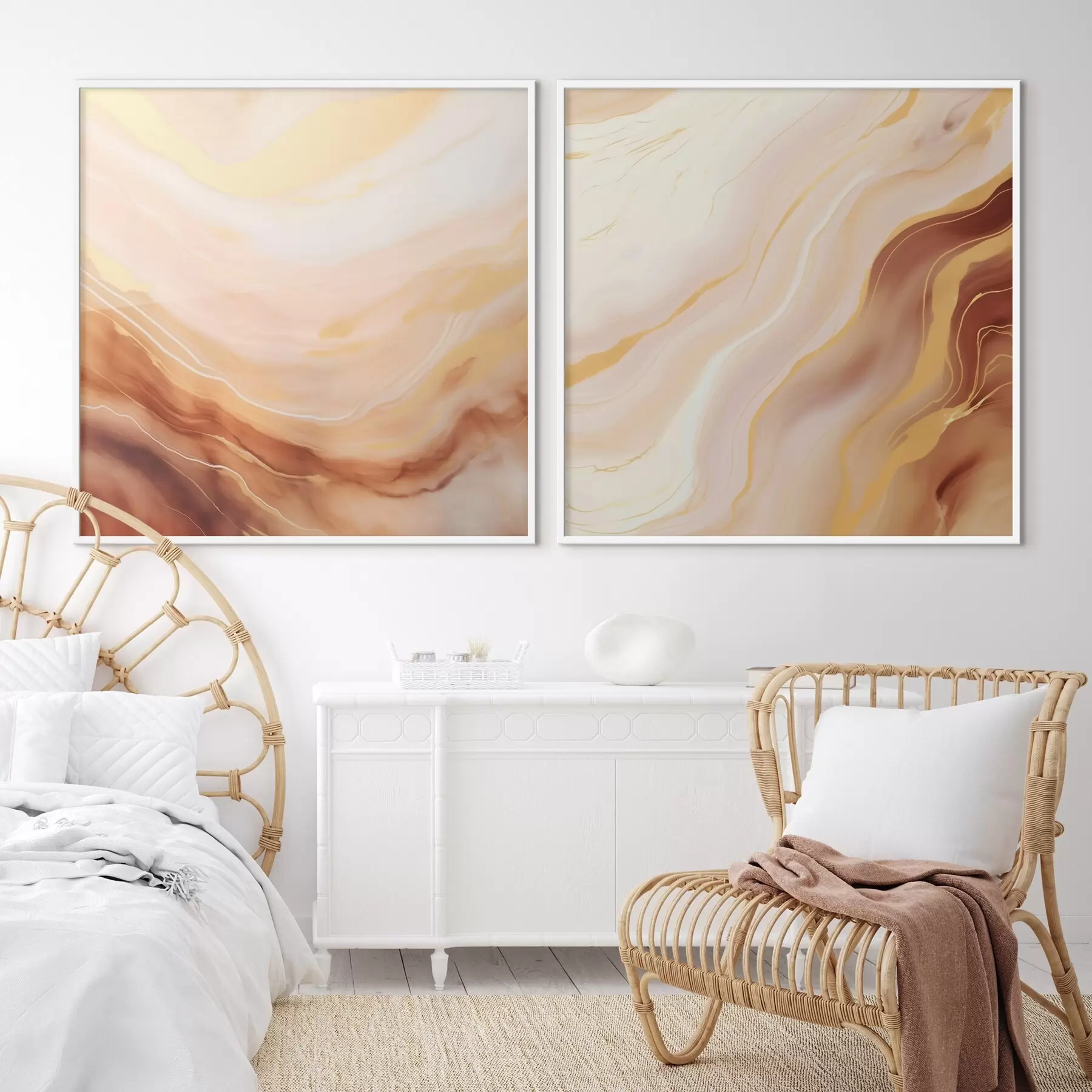 Fototapetes Vieglas viļņotas struktūras akvareļa tehnikā d00991