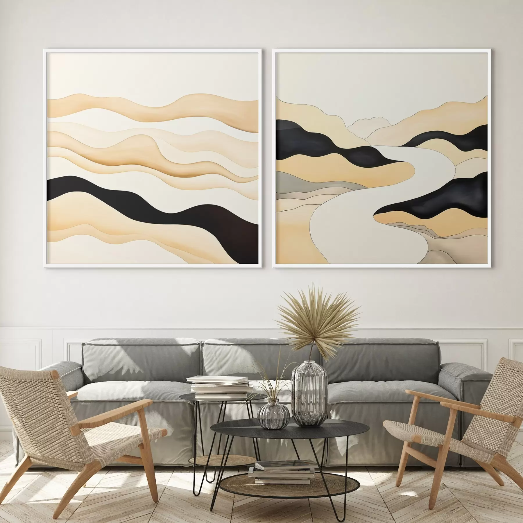 Fototapetes Abstraktas formas, kas iedvesmotas no dabas ritmiem d00992