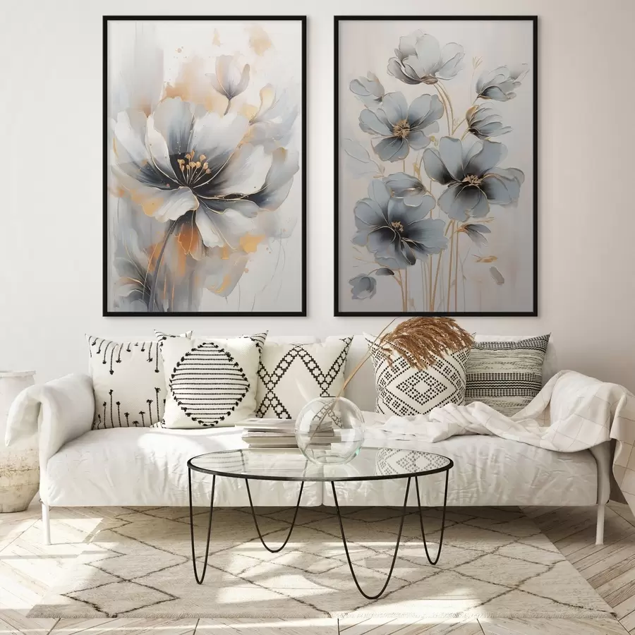 Fototapetes Abstrakti ziedi d01043