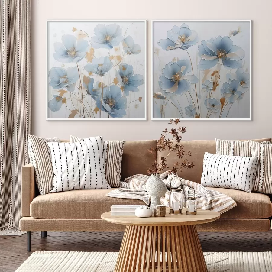 Fototapetes Delikātas ziedu imitācijas glezna d01044