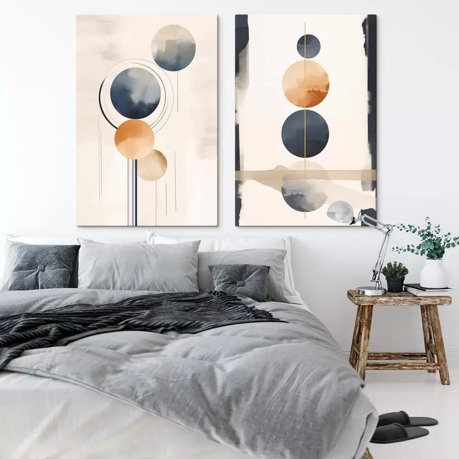 Glezna Abstraktas sfēras m01133