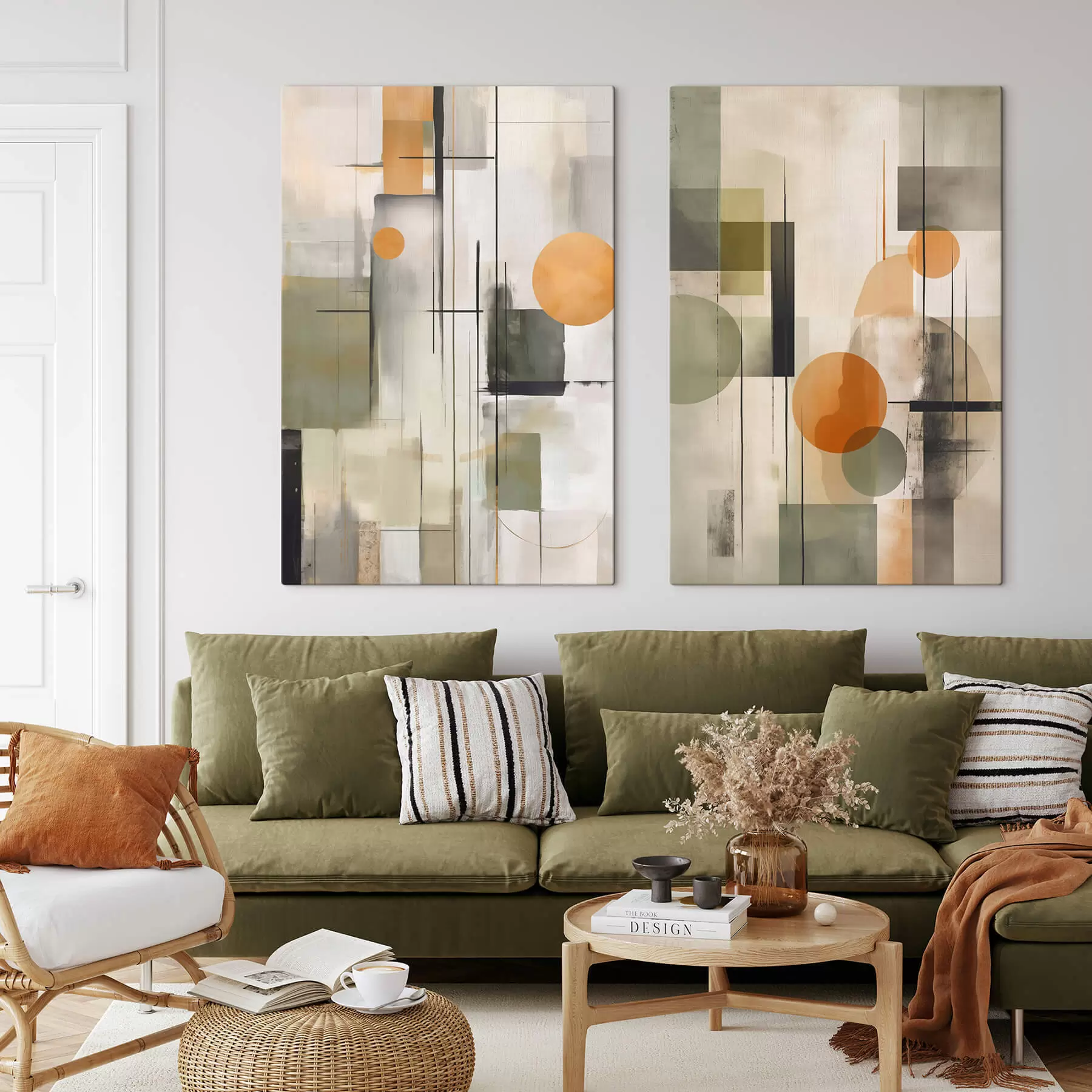 Glezna Ģeometriskā abstrakcija m01165