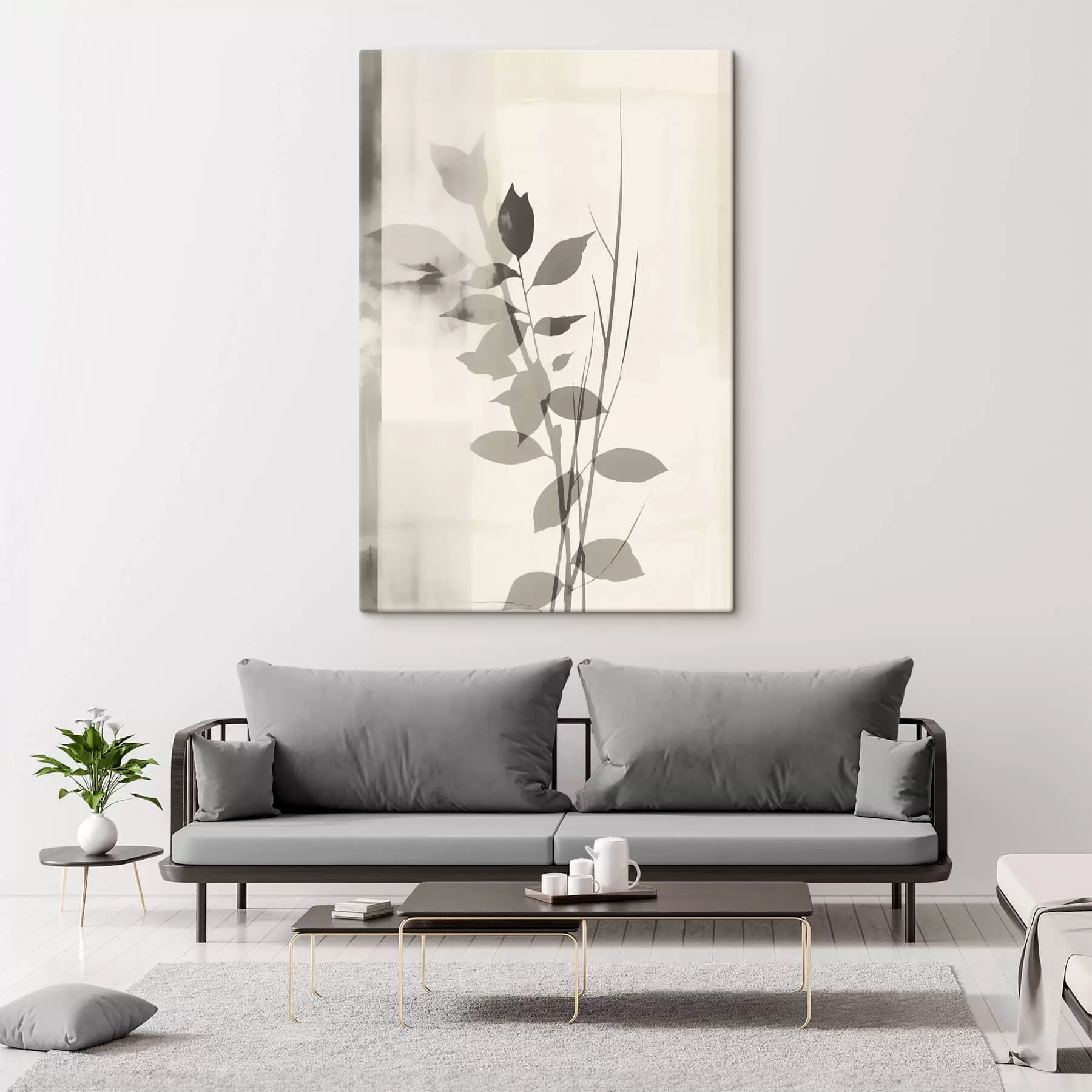 Glezna Abstraktas lapu zaru s47103