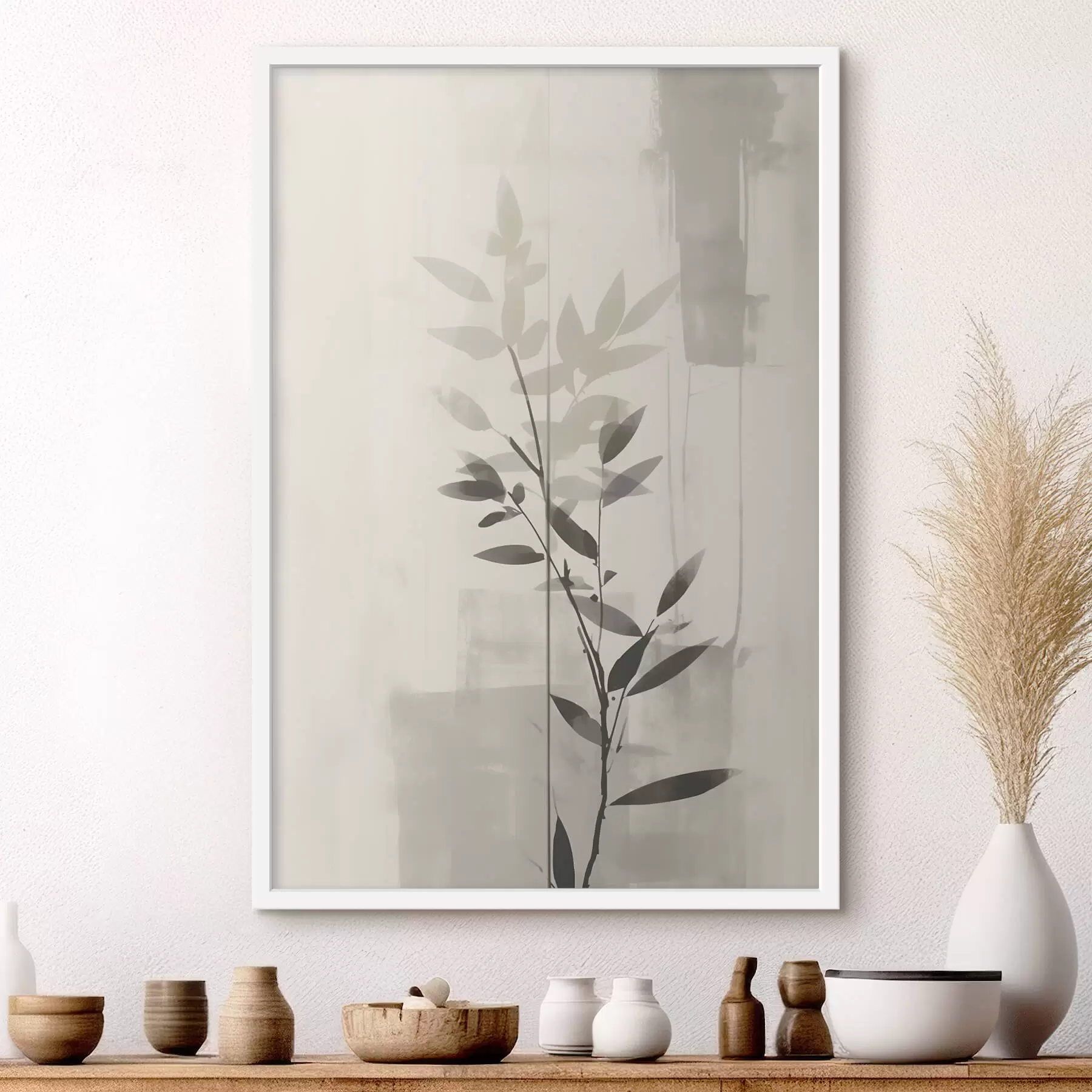 Fototapetes Abstraktas lapu zaru f47102