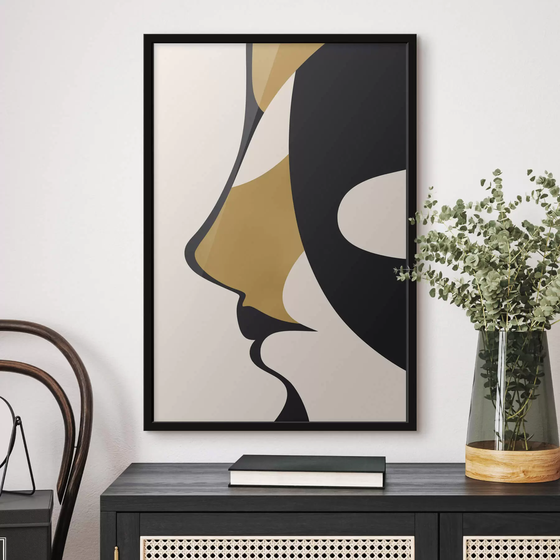 Fototapetes Sejas abstrakts siluets f47252