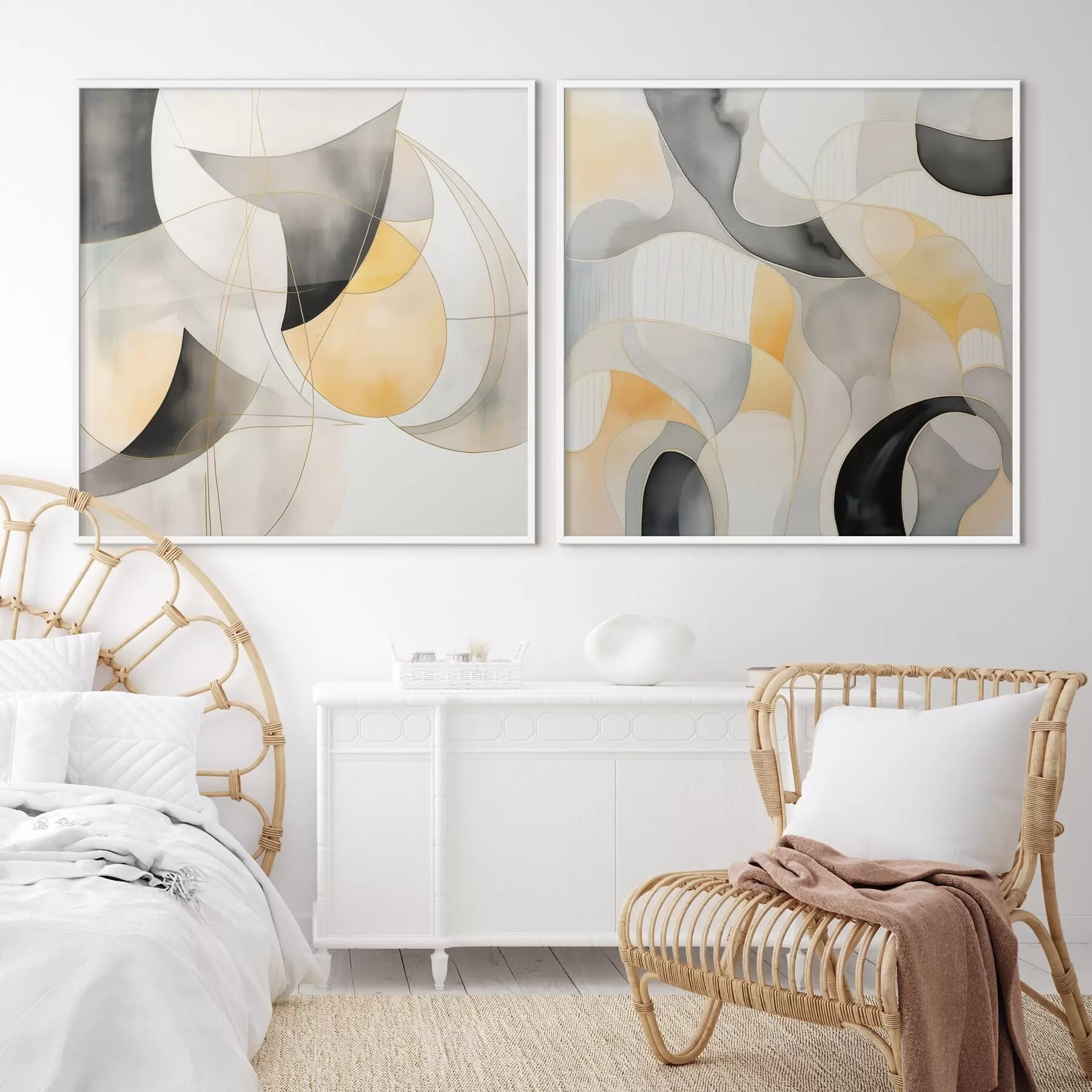 Fototapetes Organiska abstrakcija modernā stilā d00902