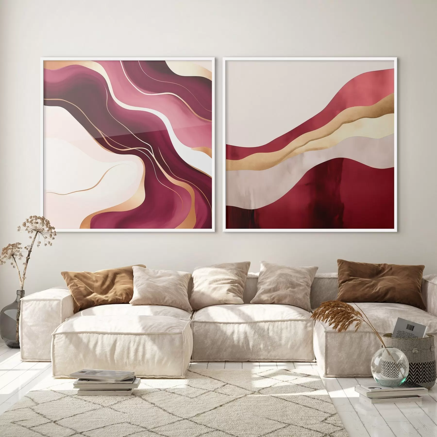 Fototapetes Viļņota abstrakcija, bagātīgi toņi d00903