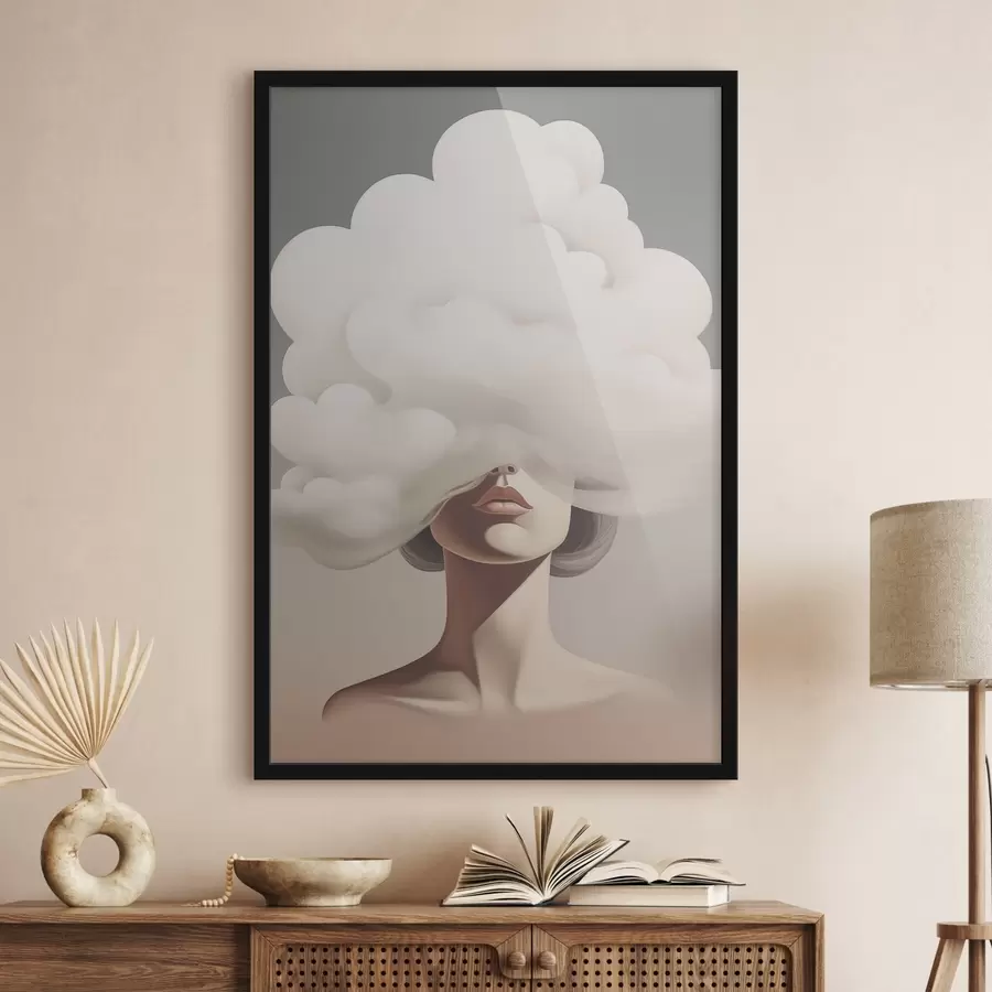 Fototapetes Meitenes seju sedz mākonis f47337