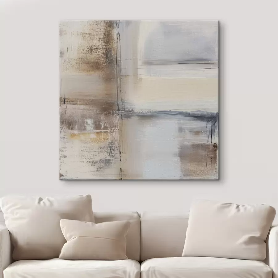 Glezna mūsdienu abstrakcija klusinātos toņos s47122