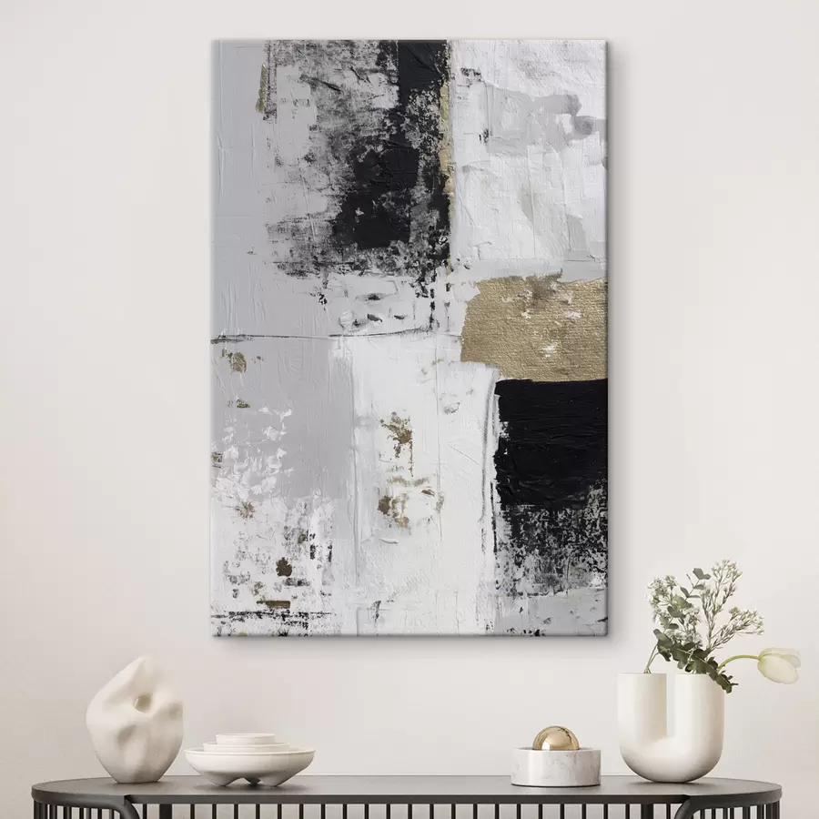 Glezna mūsdienu abstrakcija kontrastējošās krāsās s47134