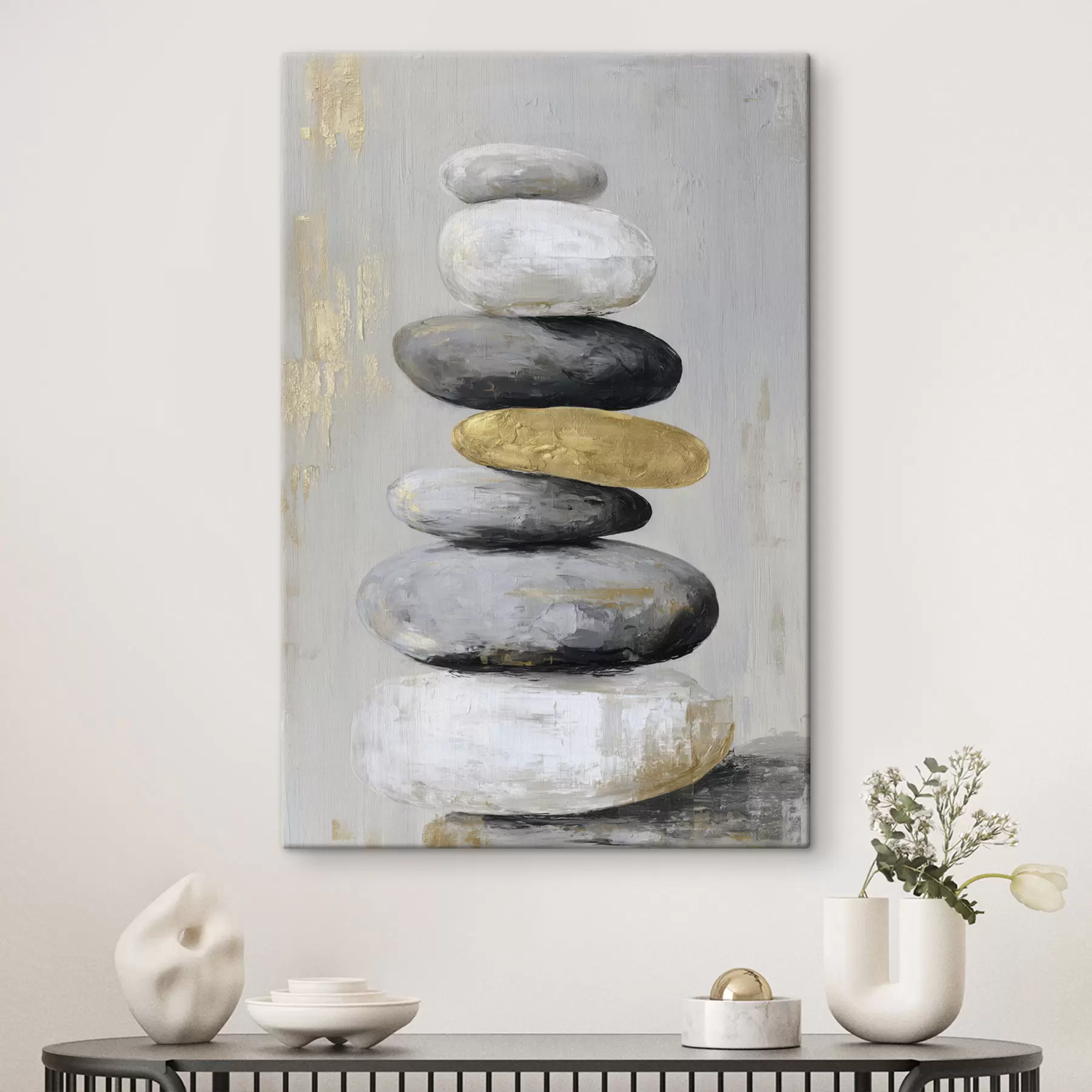 Glezna lieli akmeņi glezniecības stilā s47236