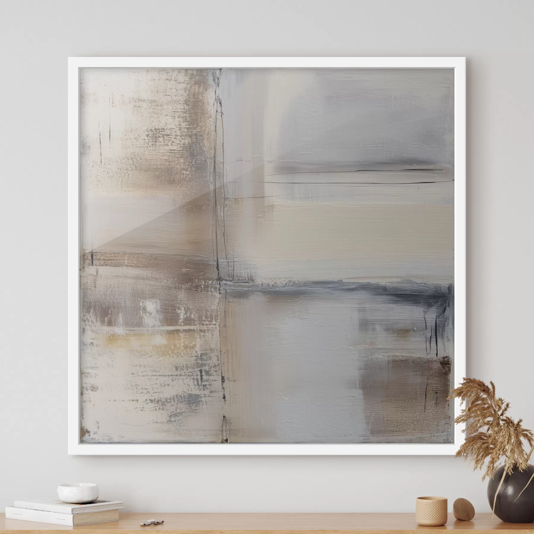 Fototapetes mūsdienu abstrakcija klusinātos toņos f47122