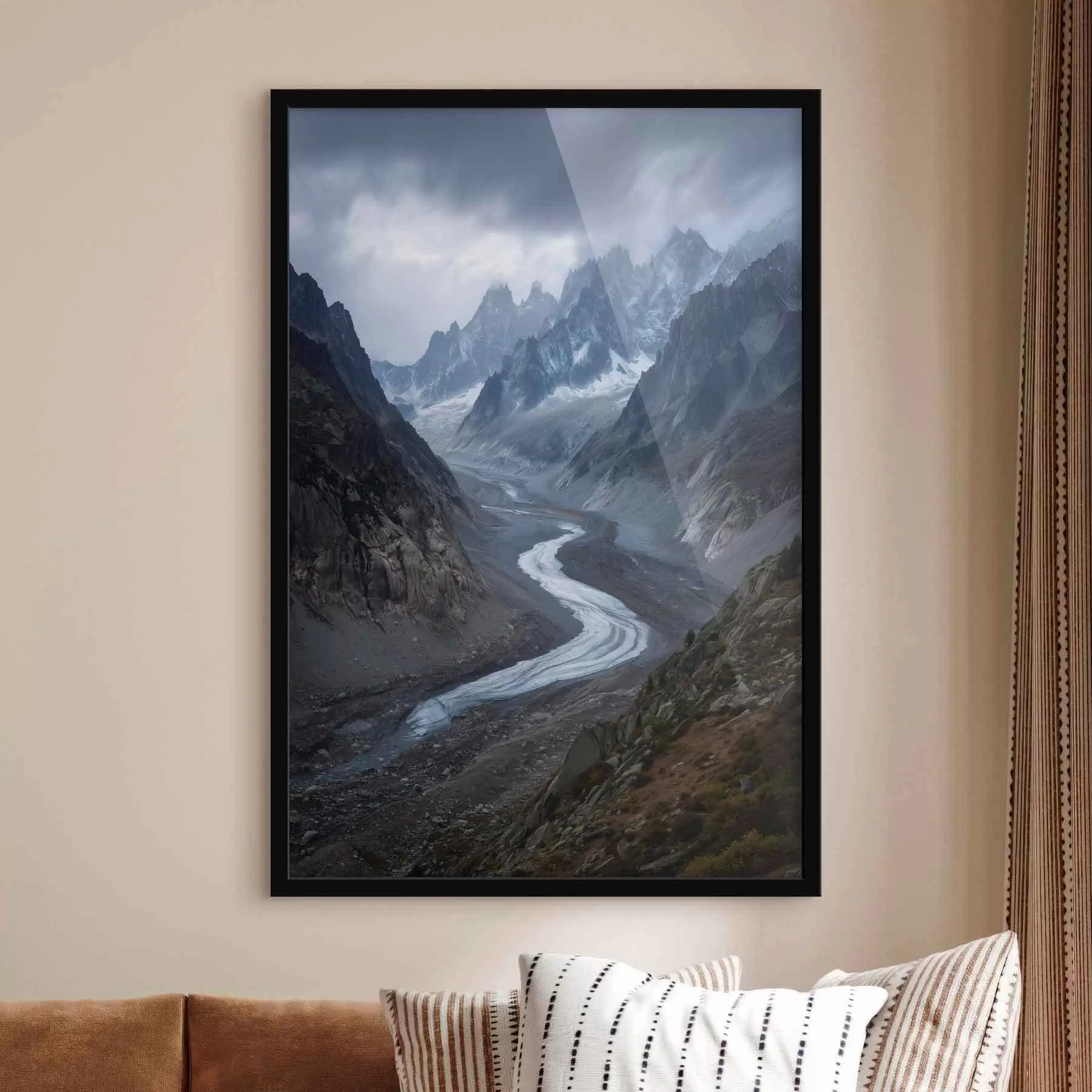 Fototapetes kalnu ainava ar mākoņiem f47143