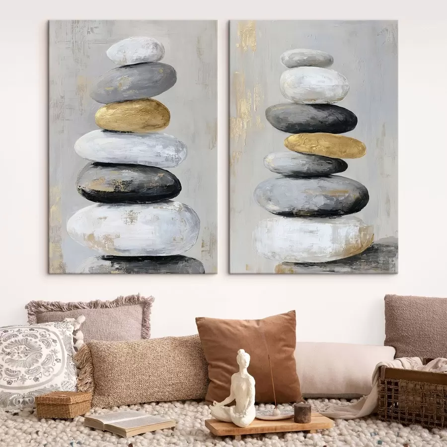Glezna lieli akmeņi glezniecības stilā m01181