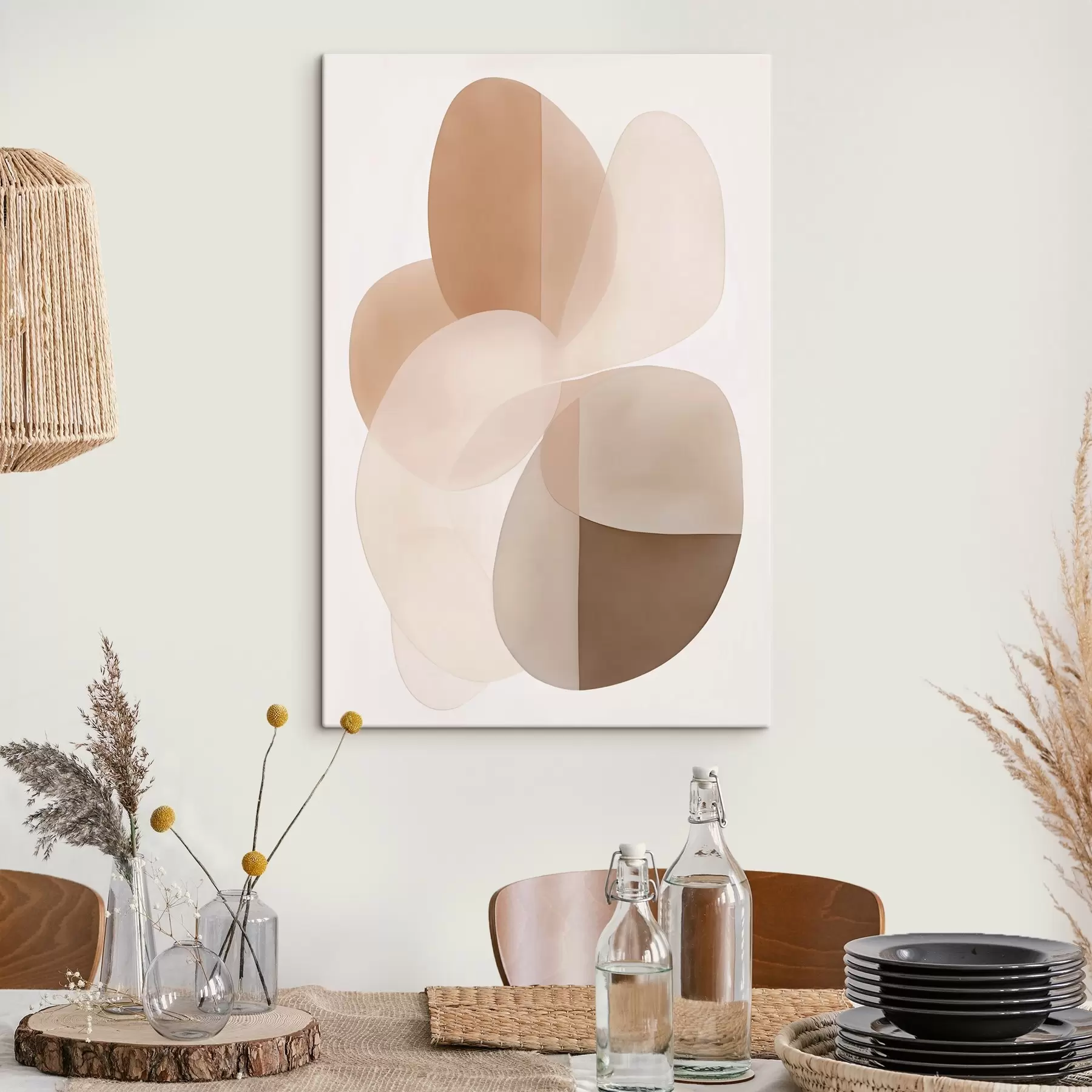 Glezna Abstraktas ģeometriskas formas s47407