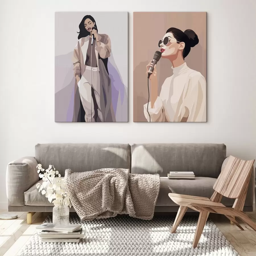 Glezna Dziedātājs m01191