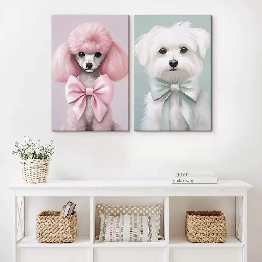 Glezna Suns ar lenti m01193