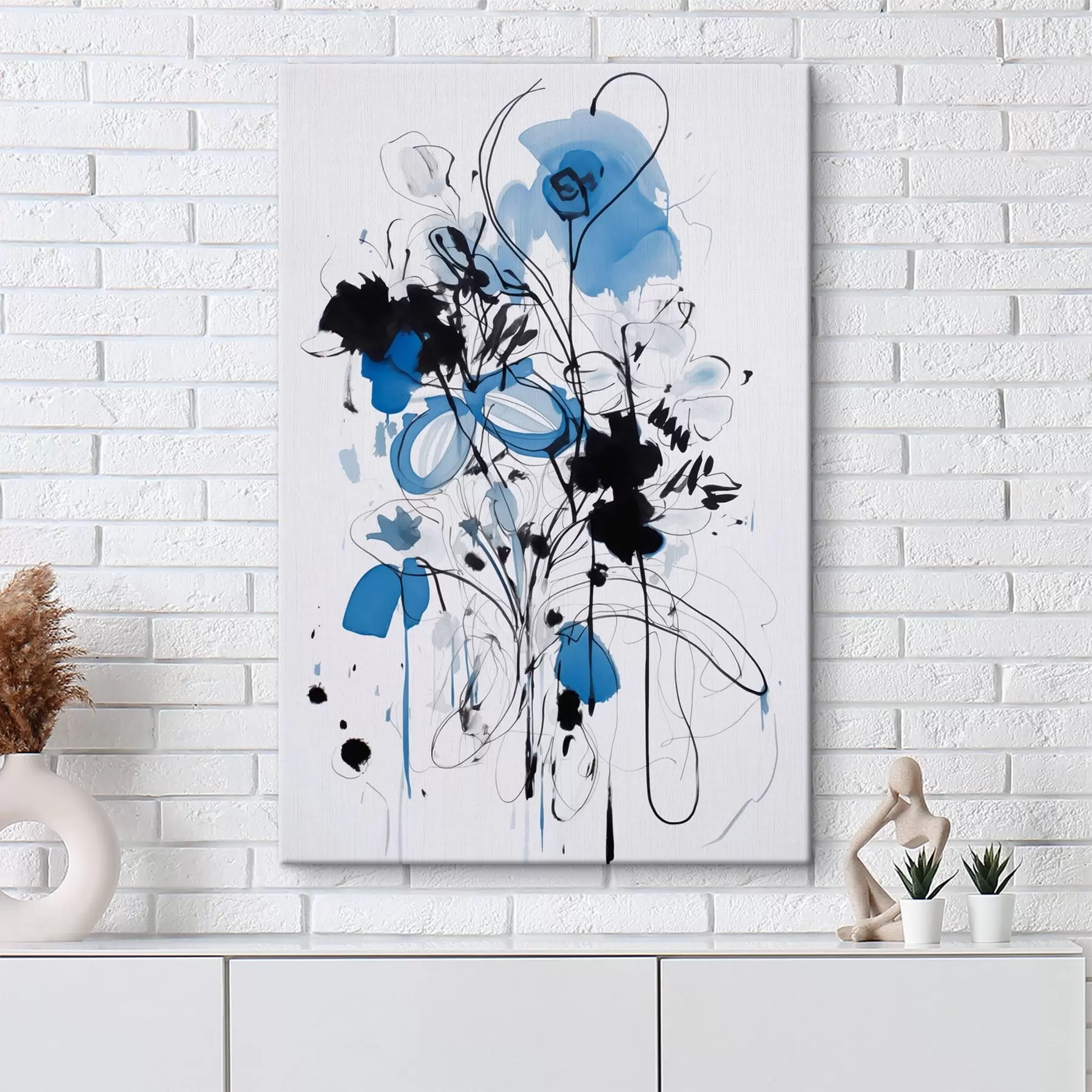 Glezna Abstrakcija ar plankumiem s47490