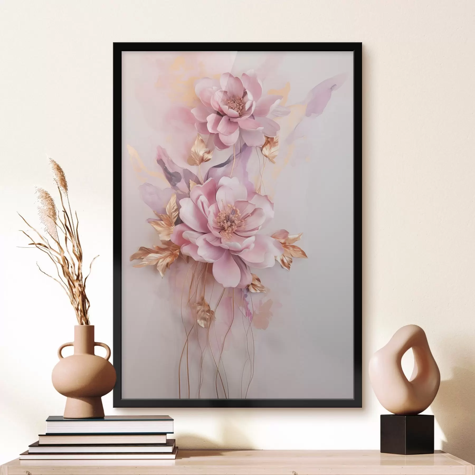 Fototapetes Skaisti abstrakti ziedi f47104