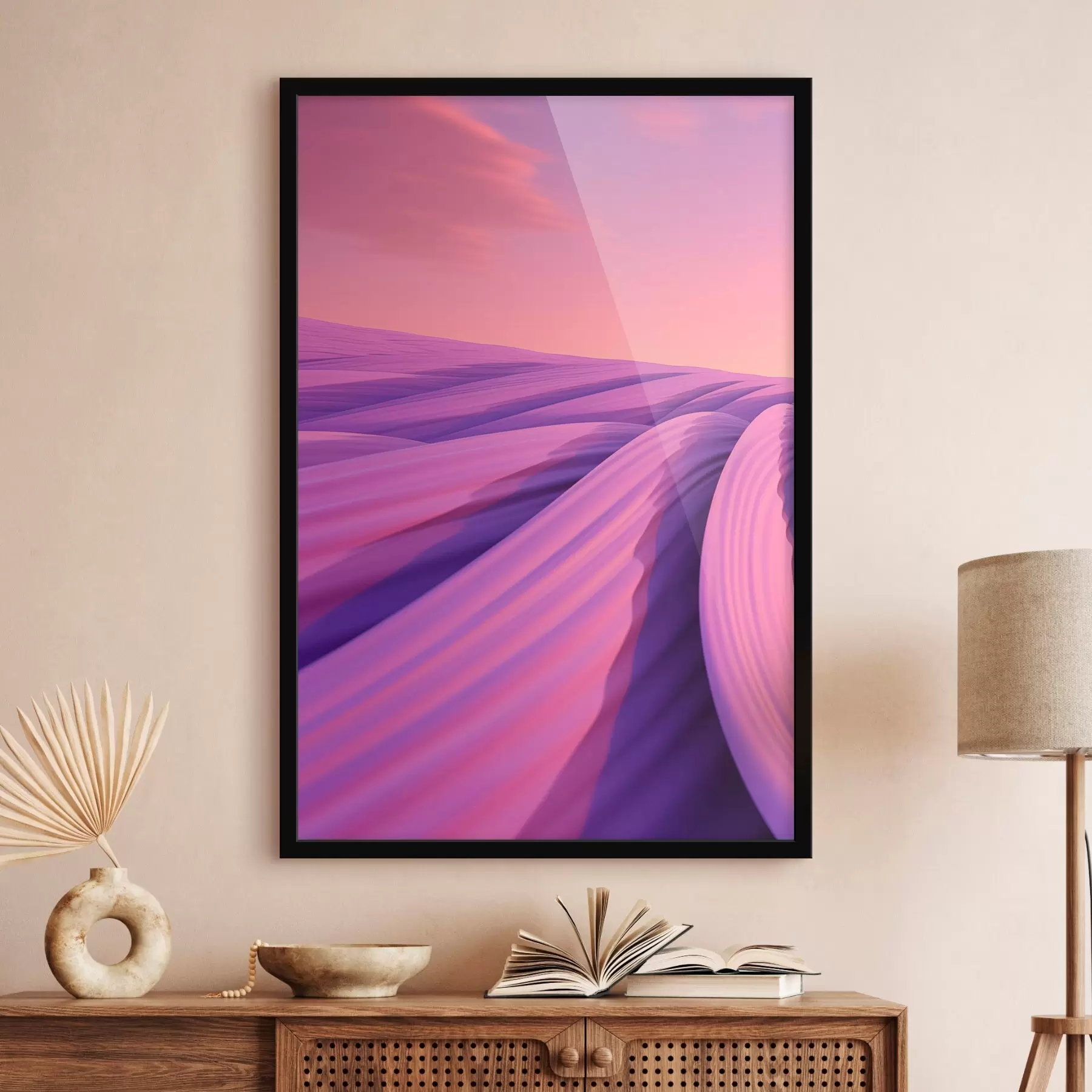 Fototapetes Abstrakts lavandas lauks f47110