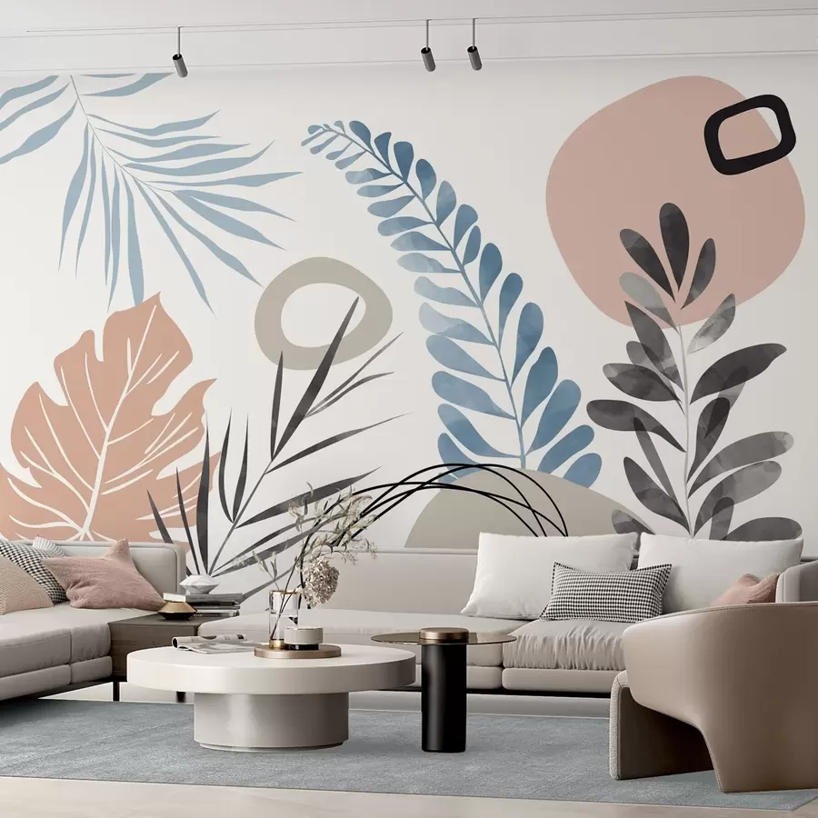 Fototapetes Abstrakcija ar veģetāciju w05137v1