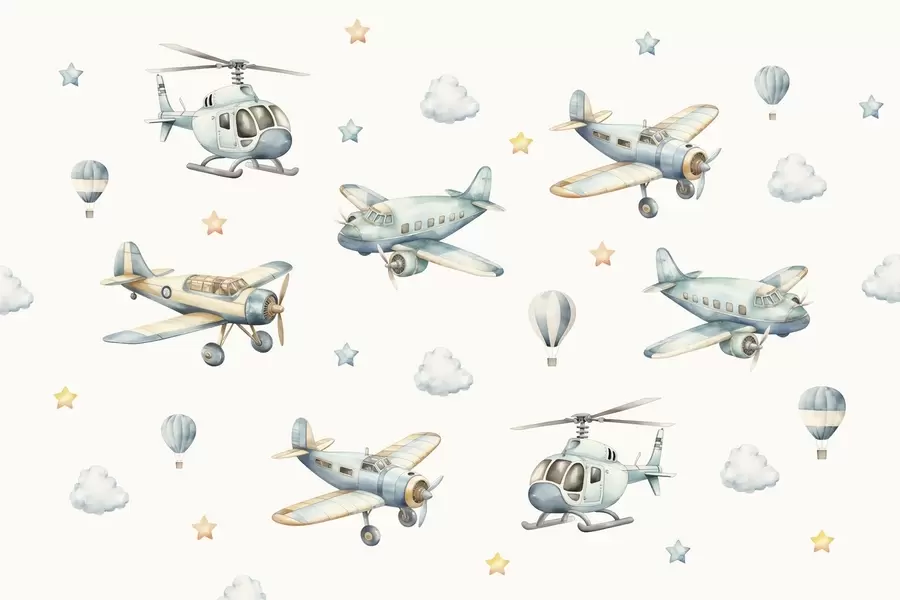 Fototapetes Gaisa kuģis w05138