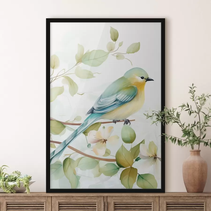 Fototapetes Zvirbulis uz zara f46891