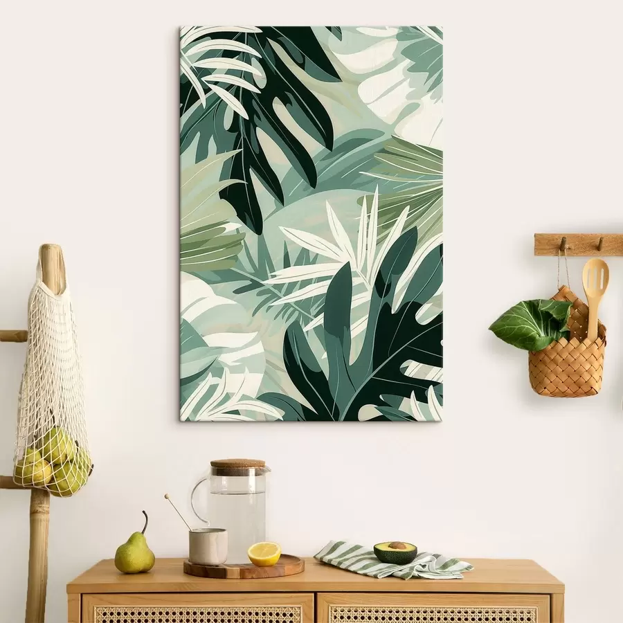 Glezna Palmu lapas s47455