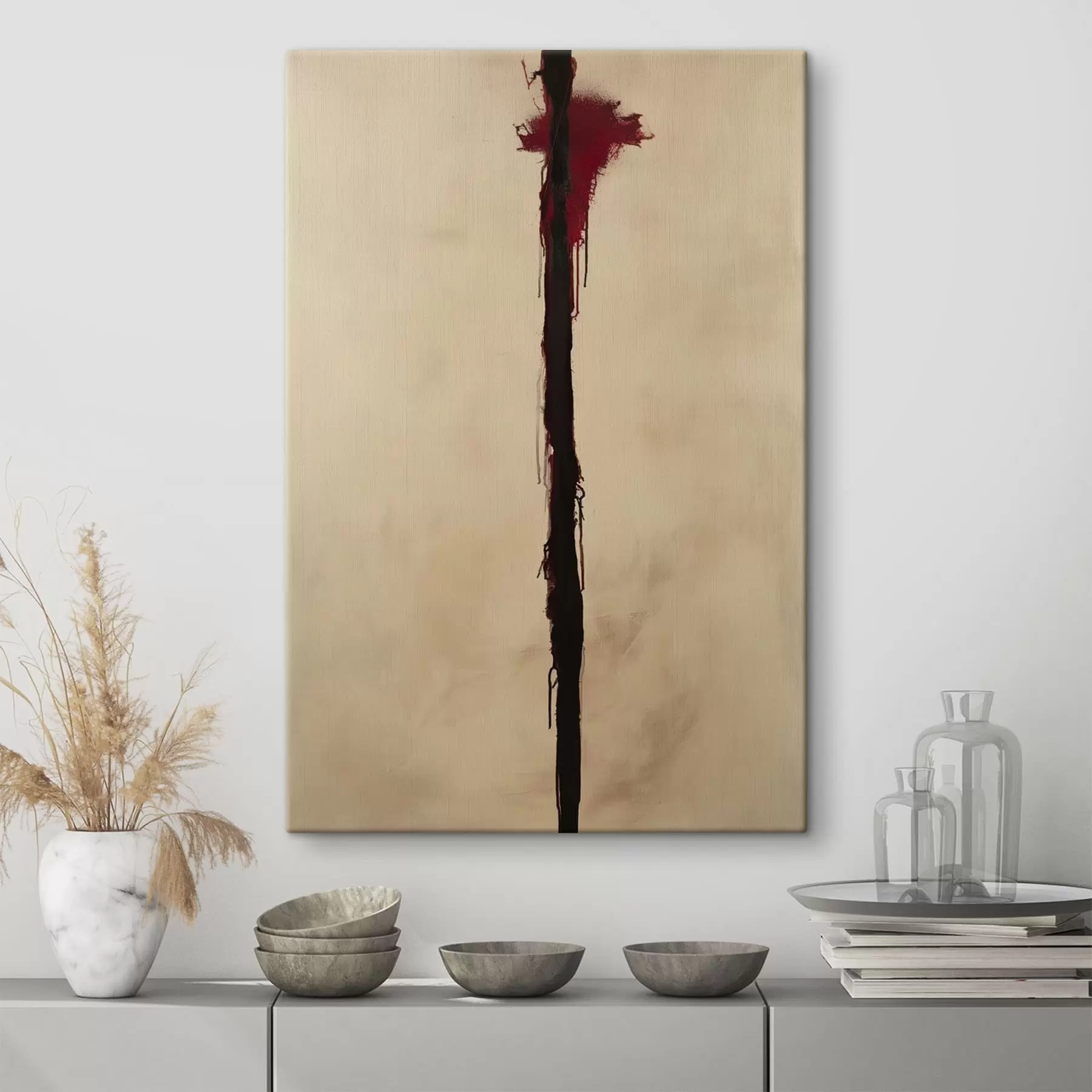 Glezna Sarkans akcents s47462