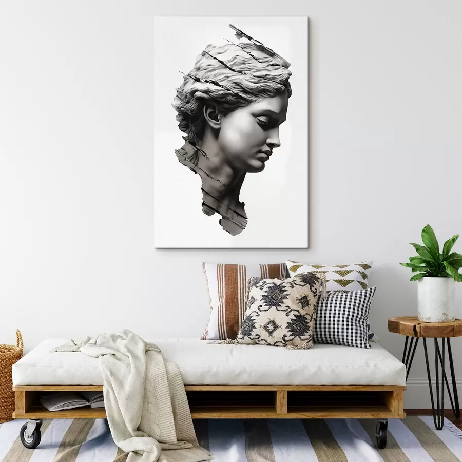 Glezna Antīks sievietes profils s47475