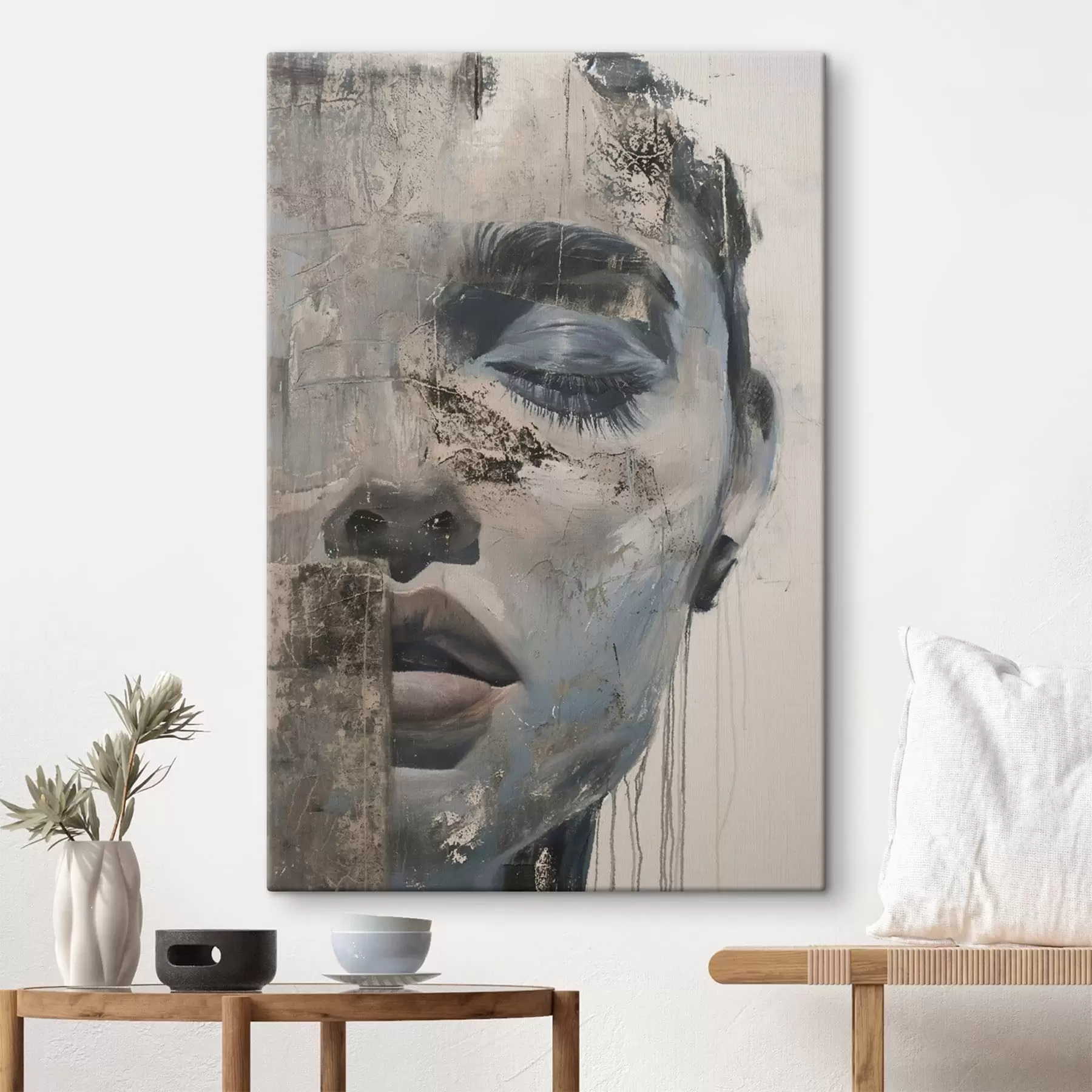 Glezna Minimālisma portrets s47481