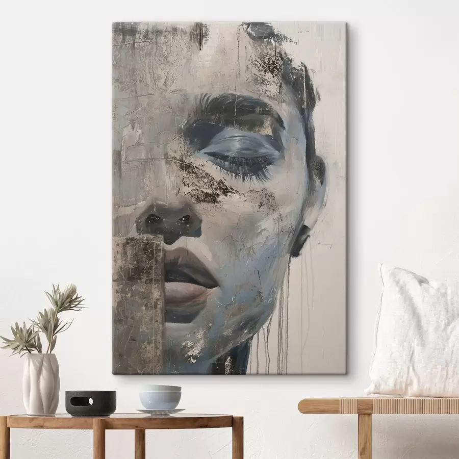 Glezna Minimālisma portrets s47481