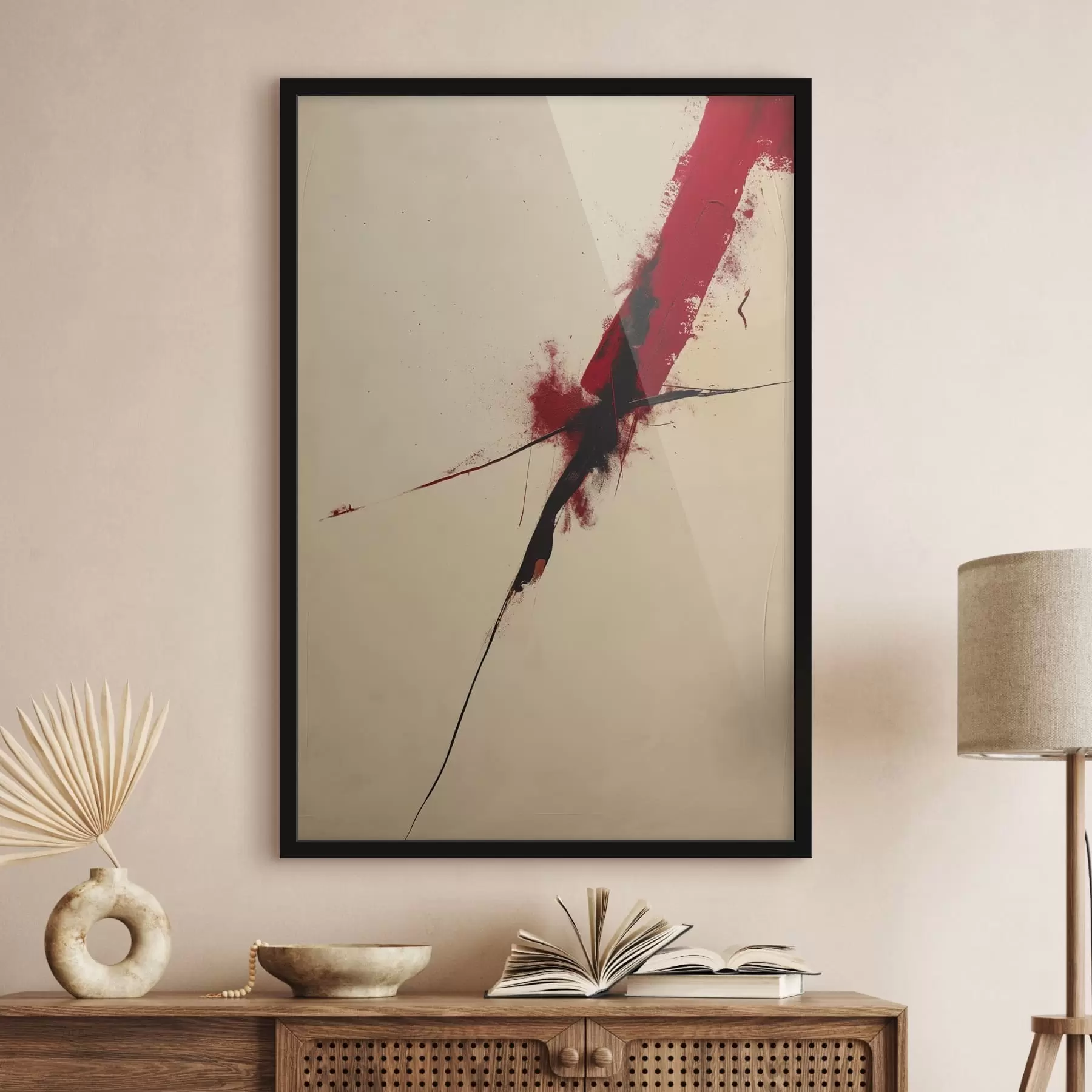 Fototapetes Sarkans akcents f47461