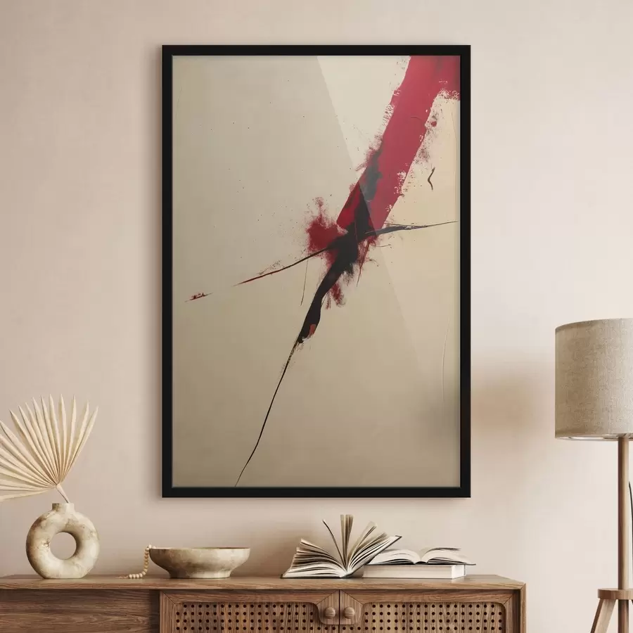 Fototapetes Sarkans akcents f47461