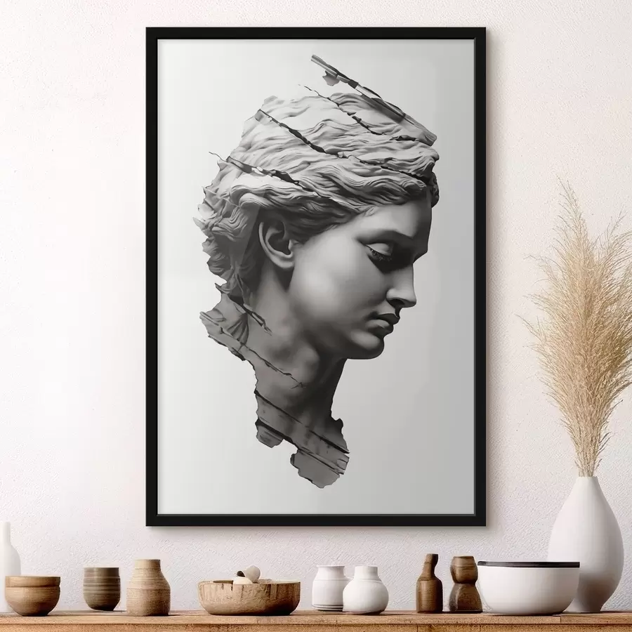 Fototapetes Antīks sievietes profils f47475