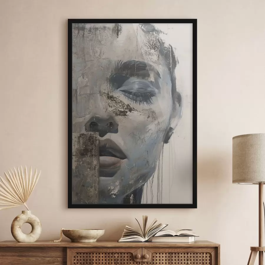 Fototapetes Minimālisma portrets f47481