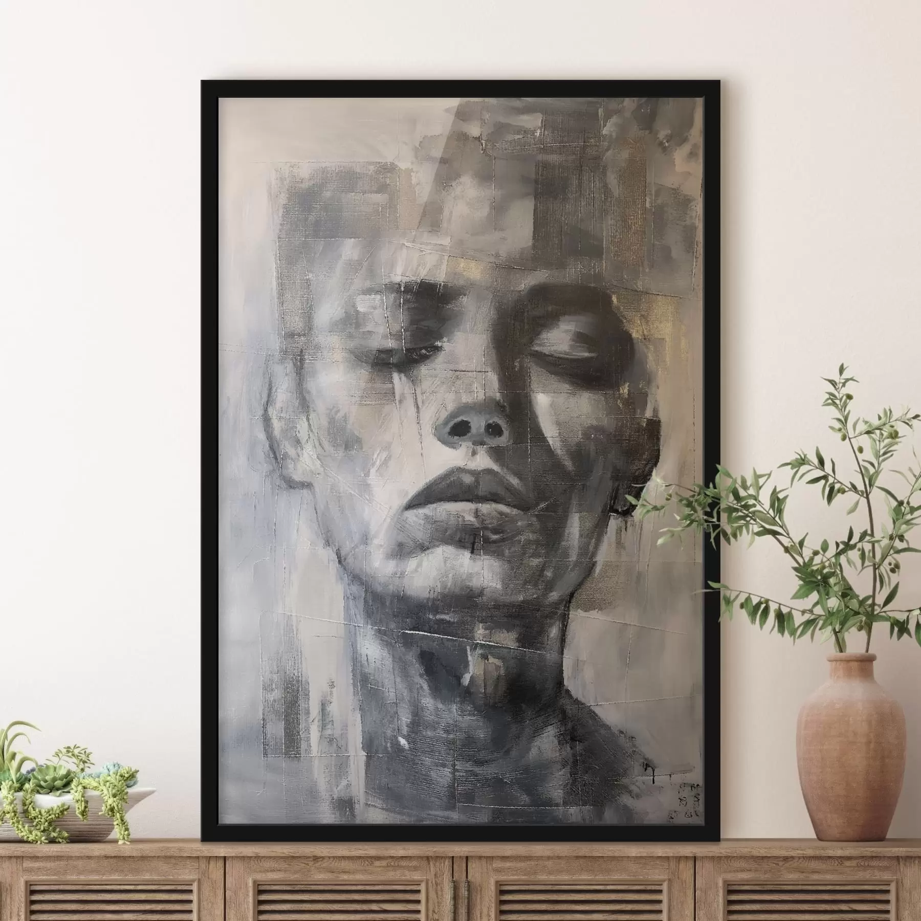 Fototapetes Teksturēts portrets f47482