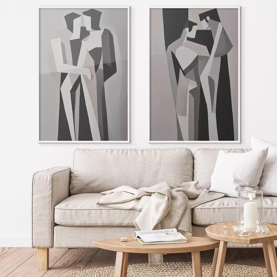 Fototapetes Abstraktie ģeometriskie pāri d00517