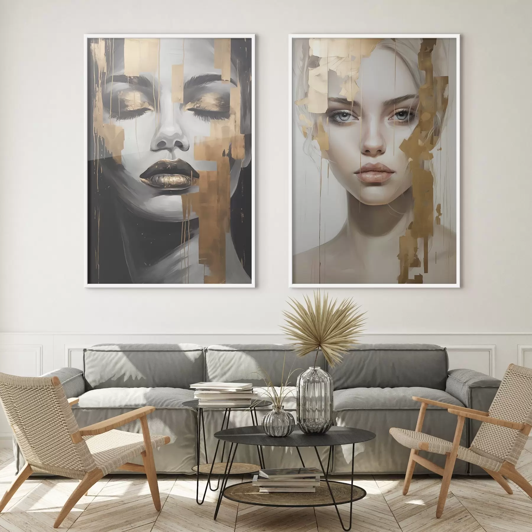 Fototapetes Melnbalts sievietes portrets d00544