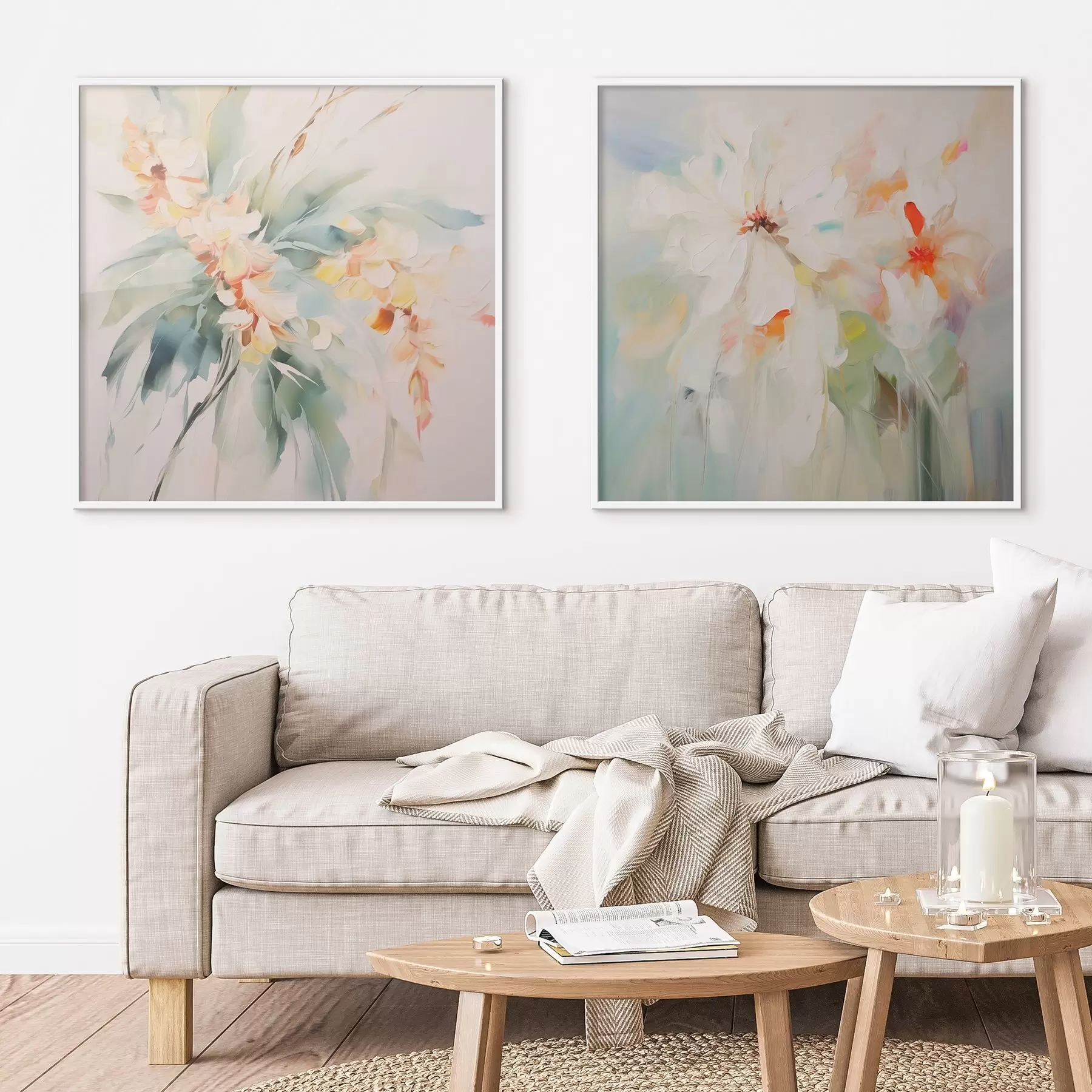 Fototapetes Abstrakti ziedi d00565