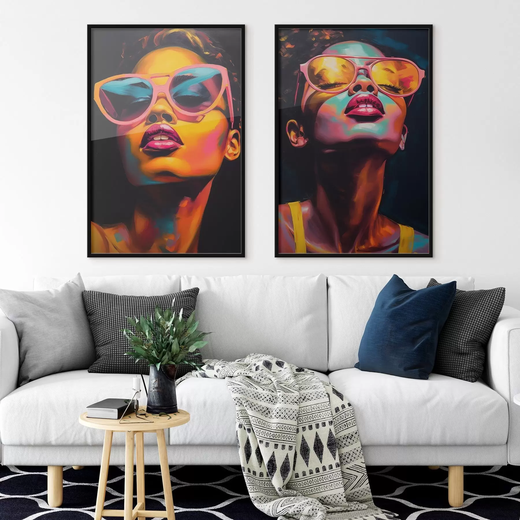 Fototapetes Portreti krāsā d00581