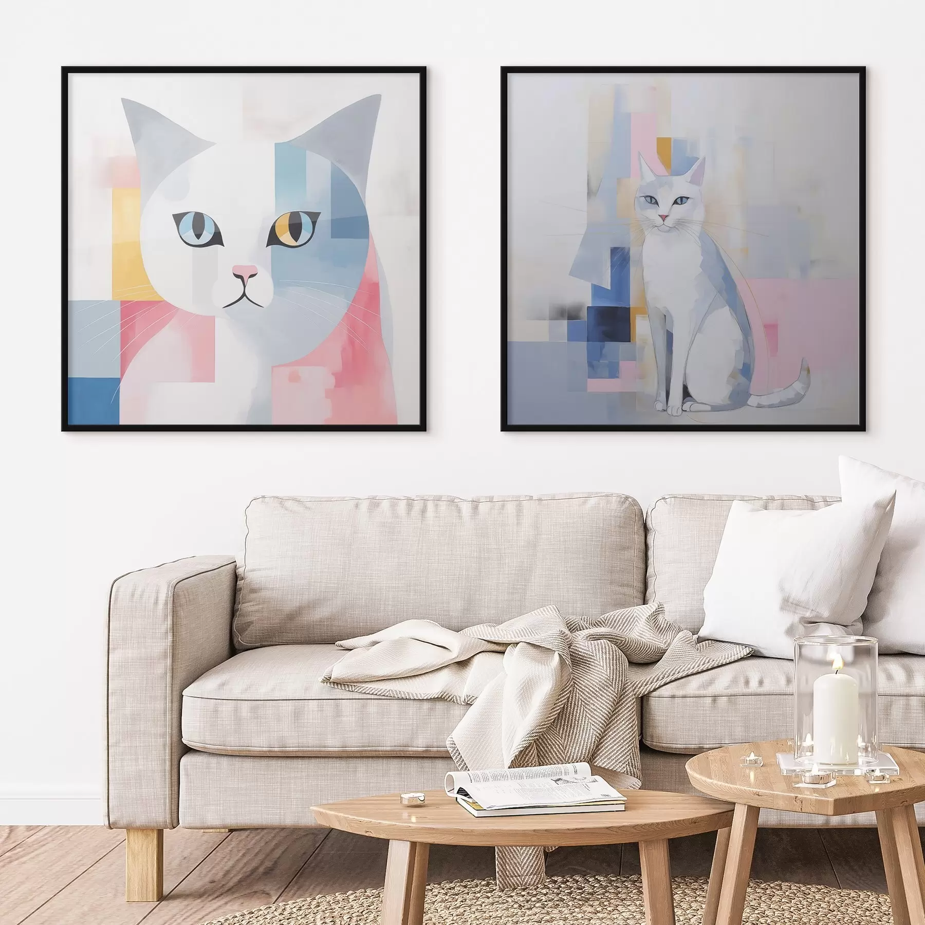 Fototapetes Abstrakts kaķis d00592