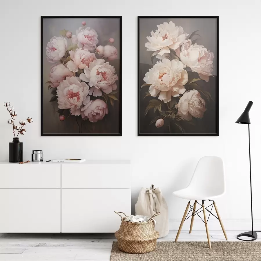 Fototapetes Delikātas peonijas d00598