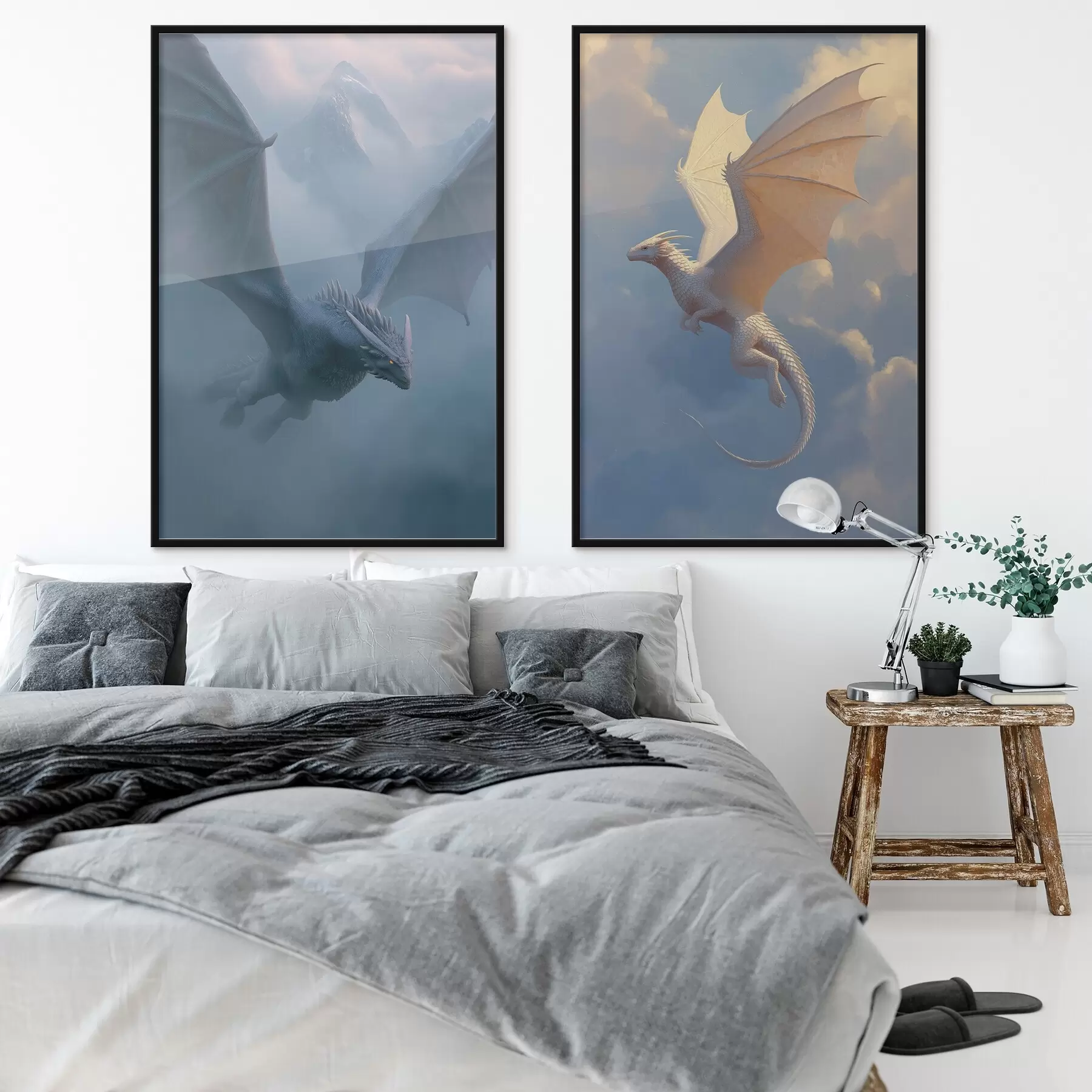 Fototapetes Pūķi debesīs d00600