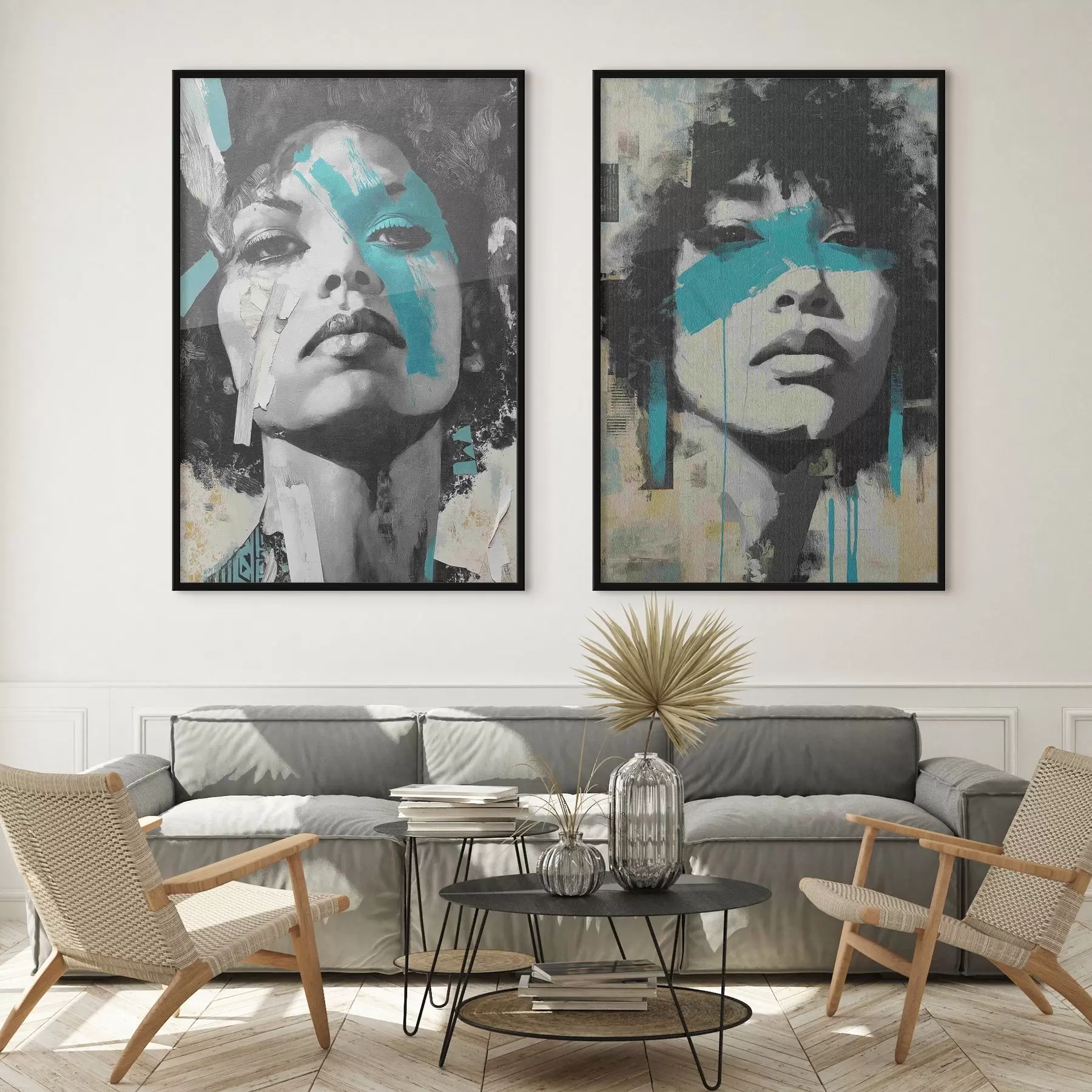 Fototapetes Abstrakta sievietes seja d00602