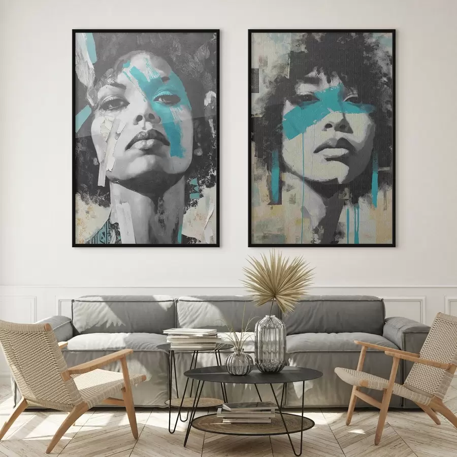 Fototapetes Abstrakta sievietes seja d00602