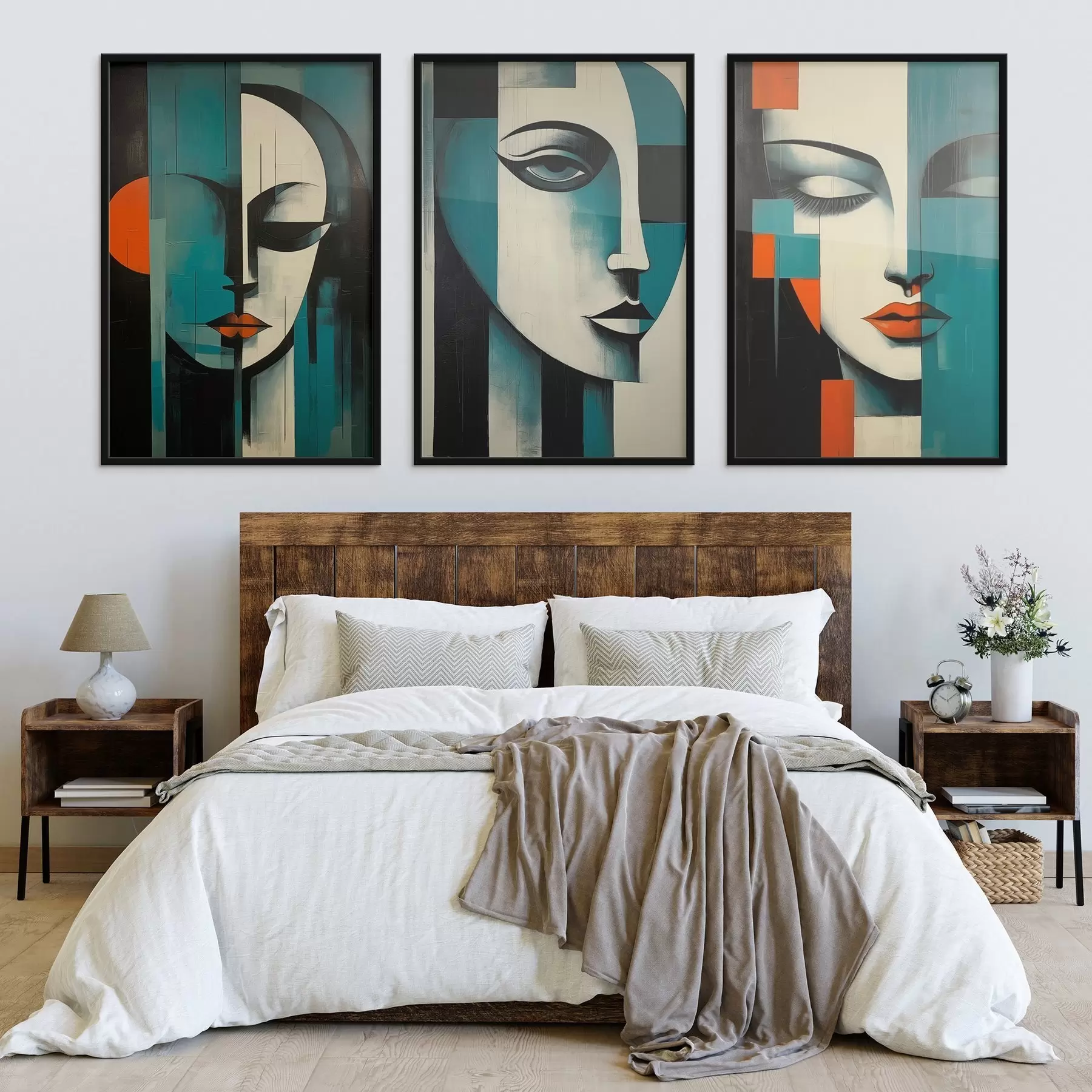 Fototapetes Abstraktie sieviešu portreti d00621