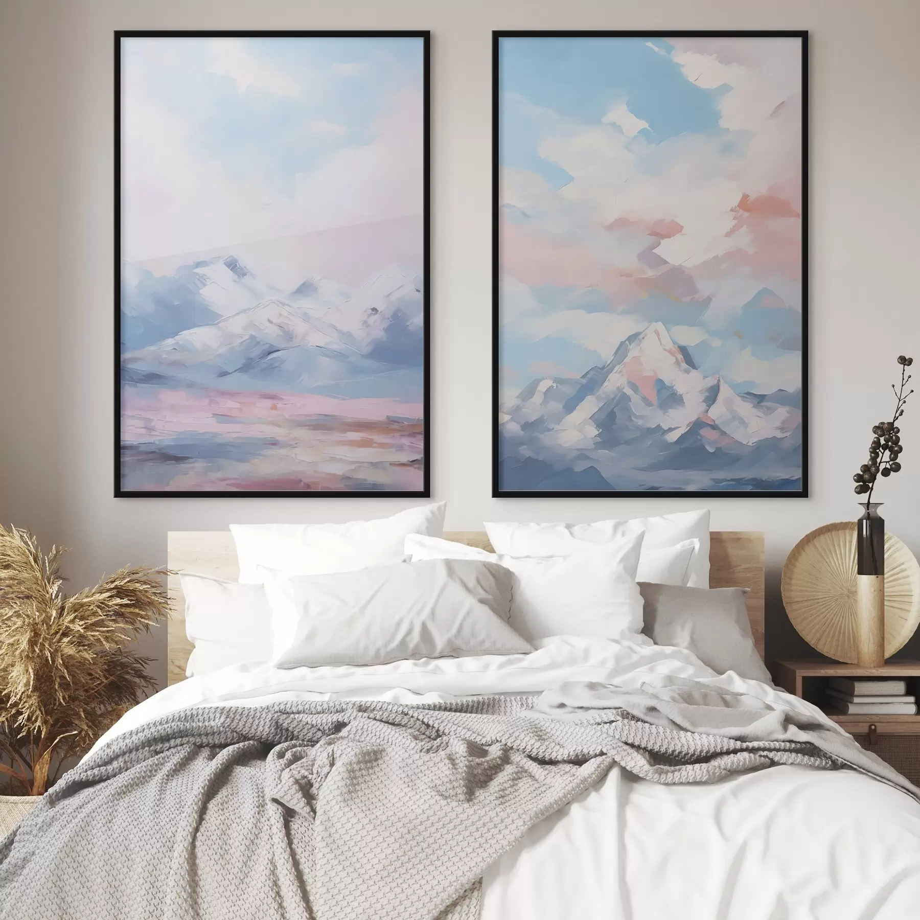 Fototapetes Kalnu imitācijas glezniecība d00626