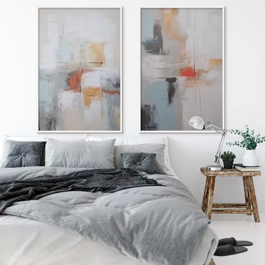 Fototapetes Glezniecības un nobrāzumu imitācija abstrakcija d00667