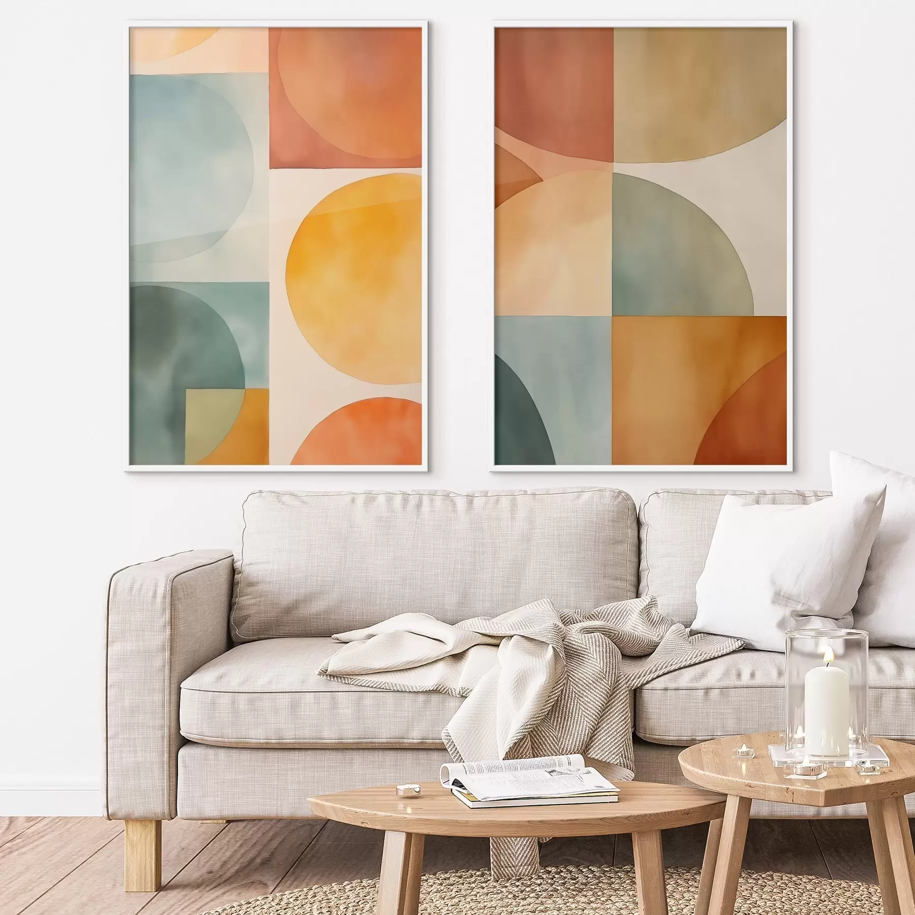 Fototapetes Ģeometriskie apļi d00732